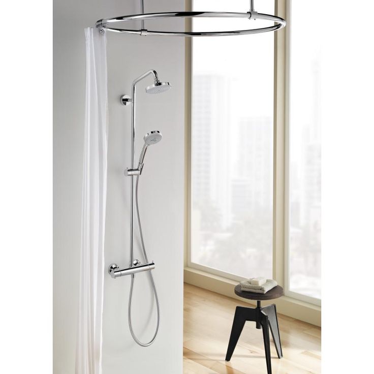 4-spray 5.375 in. Dual Shower Head and Handheld Shower Head in Chrome
