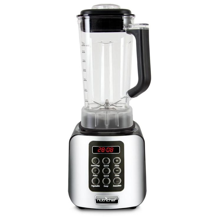57 oz. 5-Speed Black Digital Countertop Blender with Pulse Blend, Adjustable Time and Speed Settings