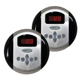 Royal 9kW QuickStart Steam Bath Generator Package with Built-In Auto Drain in Polished Chrome - Super Arbor