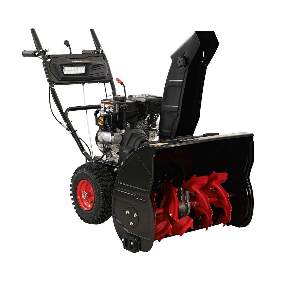 24 in. Two-Stage Gas Snow Blower with Electric Start - Super Arbor