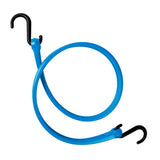 36 in. Blue Polyurethane Bungee Strap, Nylon Hook Ends - Super Arbor