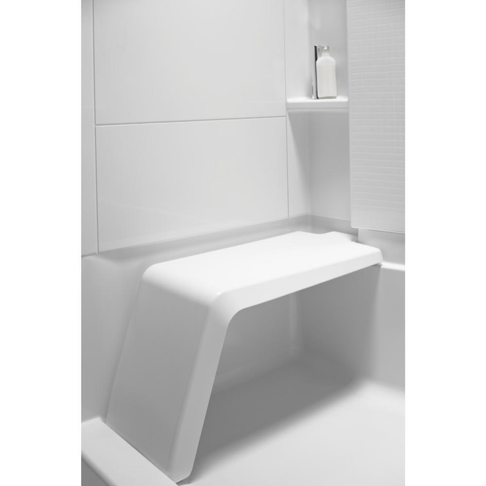 Accord 36 in. x 60 in. Single Threshold Shower Base in White - Super Arbor