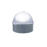 Silver Chainlink Summit Solar Post Cap LED Post Cap (2-Pack)