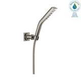 Pivotal 3-Spray 1.8 in. Single Wall Mount Handheld H2Okinetic Shower Head in Matte Black - Super Arbor