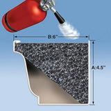 Pro FR 4 ft. Foam Filter Plastic Gutter Guard for 6 in. K-Style (8-pack) - Super Arbor