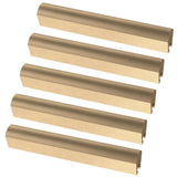 Modern Arch 1 in. to 4 in. (25 mm to 102 mm) Champagne Bronze Adjustable Drawer Pull (5-Pack) - Super Arbor