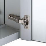 Verdera 40 in. W x 30 in. H Recessed Medicine Cabinet in Anodized Aluminum