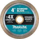 4 in. Continuous Rim Diamond Blade for General Purpose - Super Arbor