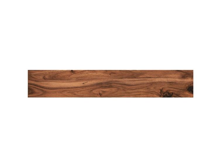 Style Selections Acacia Natural 6-in x 36-in Glazed Porcelain Wood Look Floor and Wall Tile
