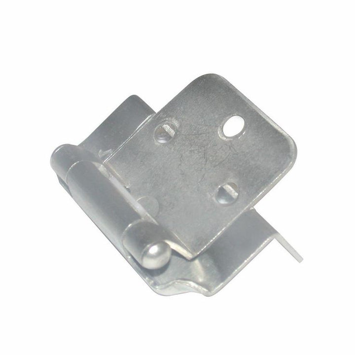 Brushed Nickel Semi-Concealed Hinge (2-Pack)