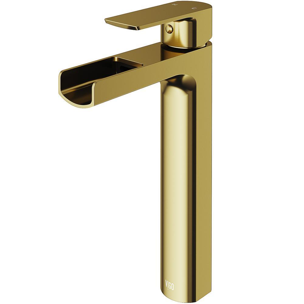 Amada Single Hole Single-Handle Vessel Bathroom Faucet in Matte Black - Super Arbor