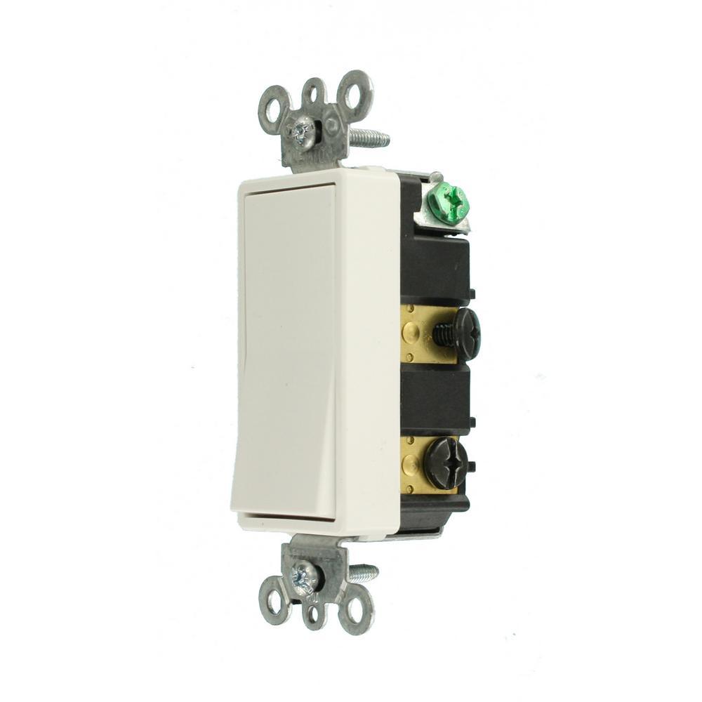 Decora 15 Amp 4-Way Switch - White - Super Arbor