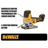 20-Volt MAX Cordless Body Grip Jig Saw (Tool-Only) - Super Arbor