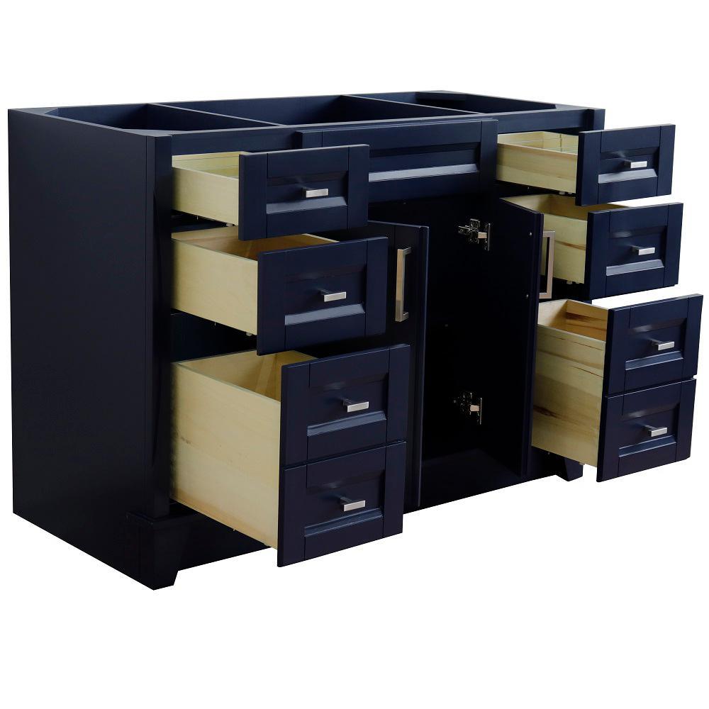 48 in. W x 21.5 in. D Single Bath Vanity Cabinet Only in Blue - Super Arbor