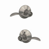 Accent Matte Black Privacy Bed/Bath Door Lever