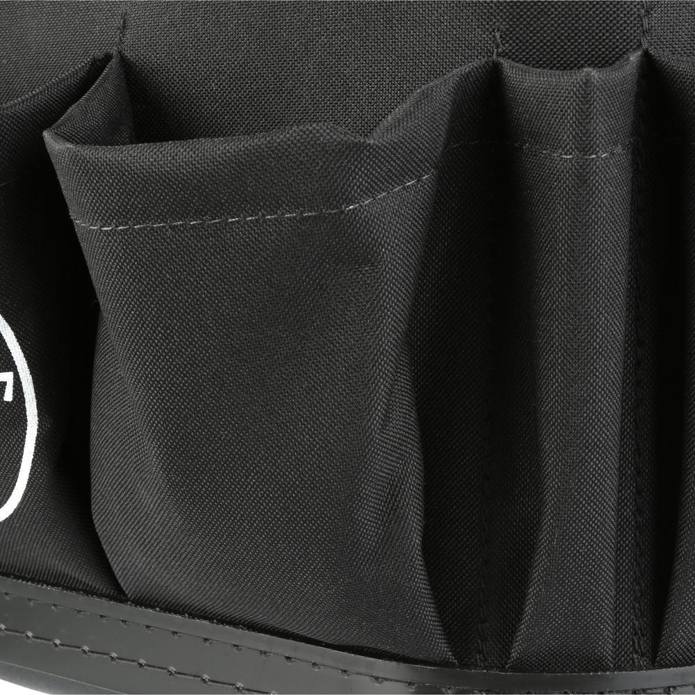Hard-Body Bucket, 29-Pocket Aerial Bucket, Black - Super Arbor