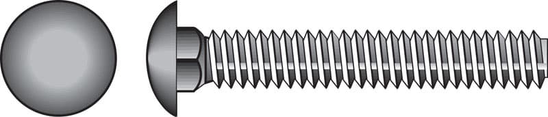 Hillman 5/16 in. x 1-1/2 in. Stainless Steel Carriage Bolts, 50-Pack