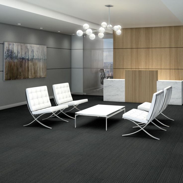Shaw In The Groove 24-in x 24-in Hit It Big Level Loop Full Spread Adhesive Carpet Tile (48-sq ft)