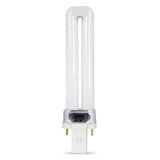7-Watt Equivalent PL CFLNI Twin Tube 2-Pin G23 Base Soft White (2700K) Compact Fluorescent CFL Light Bulb (1-Bulb)