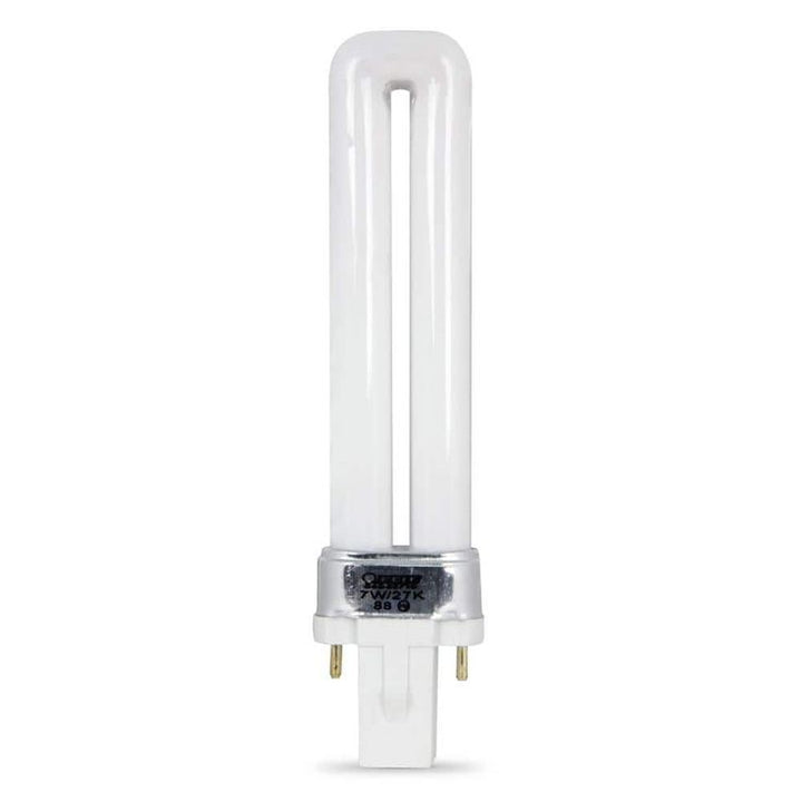 7-Watt Equivalent PL CFLNI Twin Tube 2-Pin G23 Base Soft White (2700K) Compact Fluorescent CFL Light Bulb (1-Bulb)