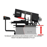10 in. x 18 in. 2 HP, 230-Volt Metalworking Variable Speed Bandsaw 1Ph