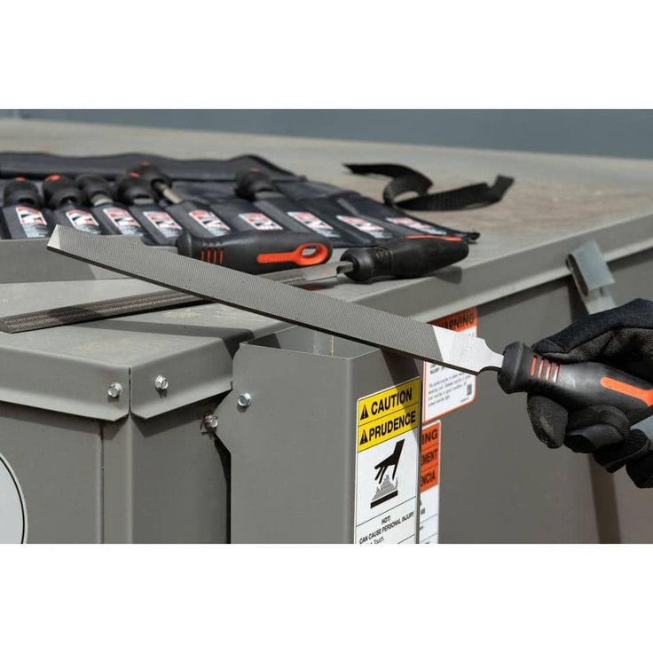Crescent Nicholson 6 in., 8 in., 10 in. and 12 in. Maintenance File Set with Ergonomic Handles (9-Pieces)
