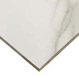 Voyager Blanco 24 in. x 48 in. Matte Porcelain Marble Look Floor and Wall Tile (15.32 sq. ft./Case)