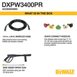 DEWALT Pressure Ready 3400 PSI 2.5 GPM Cold Water Gas Powered Pressure Washer