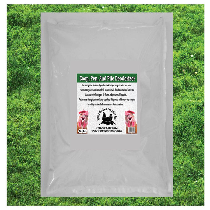 Vermont Organics Reclamation Soil 40 lb. Coop, Pen, and Pile Deodorizer - Super Arbor
