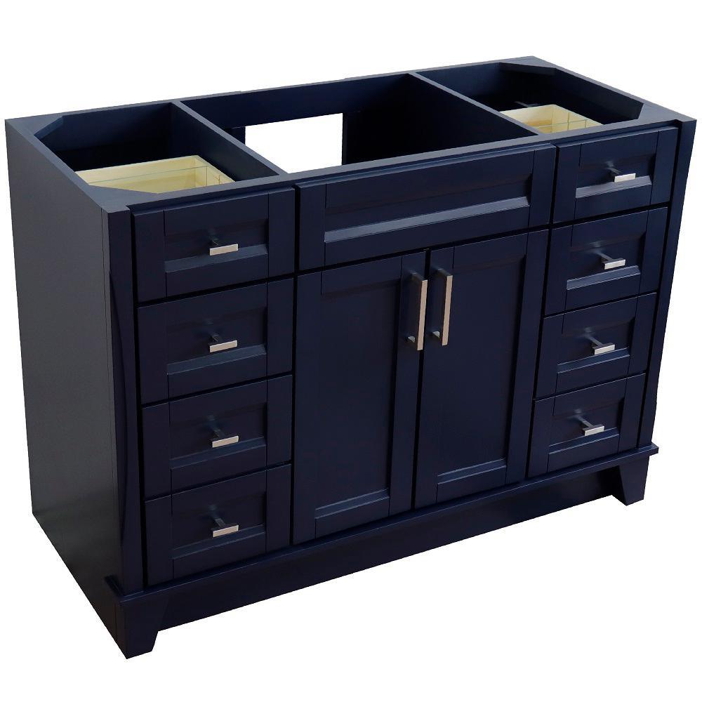 48 in. W x 21.5 in. D Single Bath Vanity Cabinet Only in Blue - Super Arbor