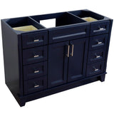48 in. W x 21.5 in. D Single Bath Vanity Cabinet Only in Blue - Super Arbor