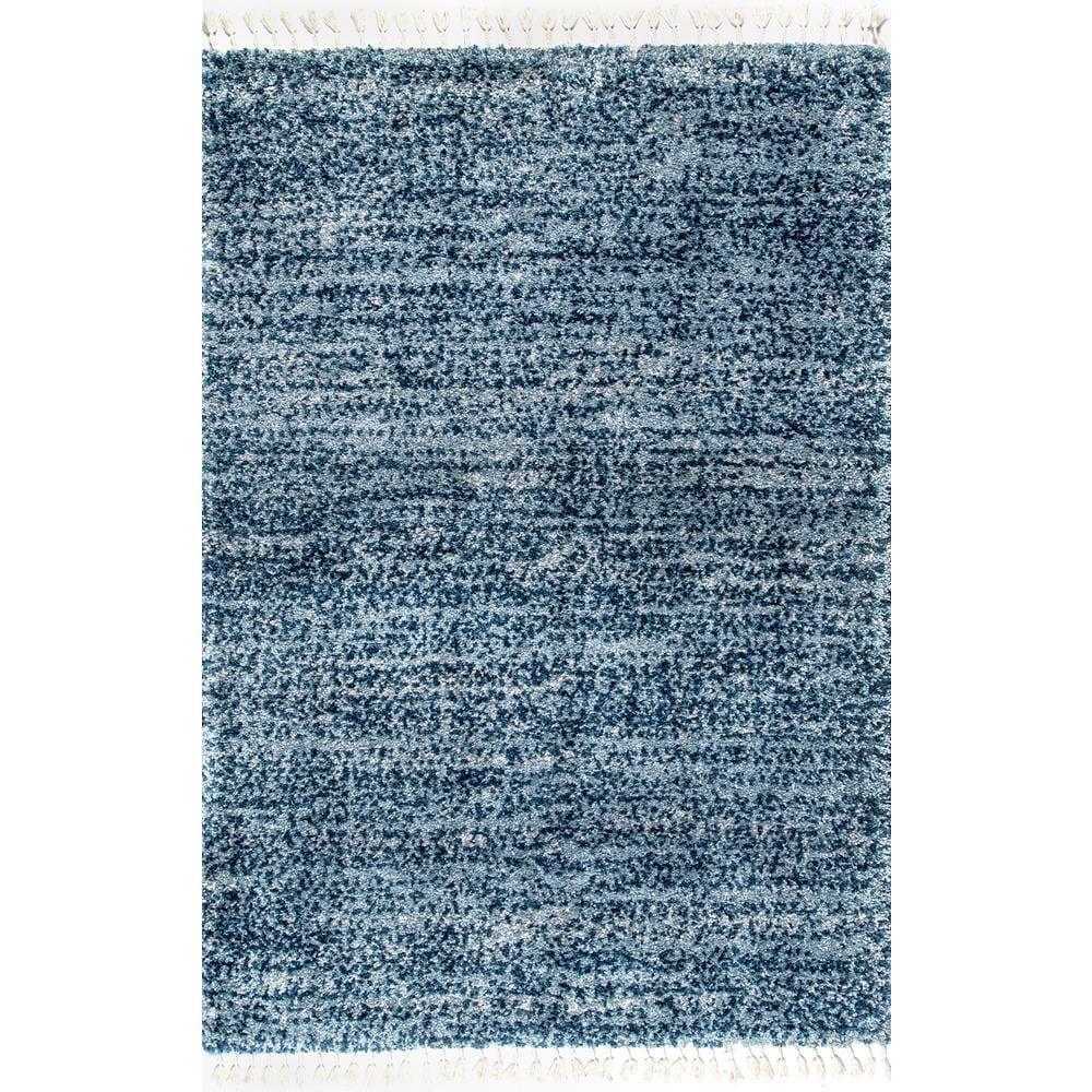 Contemporary Brooke Ivory 9 ft. x 12 ft. Shag Area Rug - Super Arbor