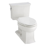 Archer 1-piece 1.28 GPF Single Flush Elongated Toilet in White - Super Arbor