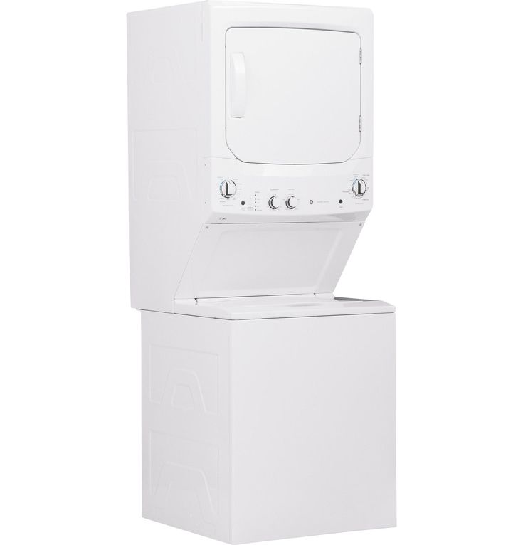 GE White Laundry Center 3.8 cu. ft. Washer and 5.9 cu. ft. 240-Volt Vented Electric Dryer