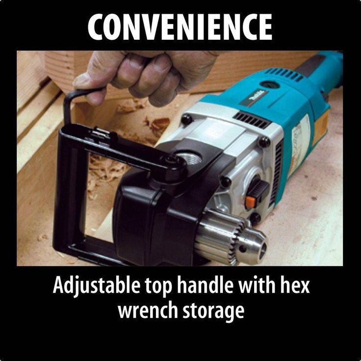 10 Amp 1/2 in. 2-Speed Reversible Angle Drill