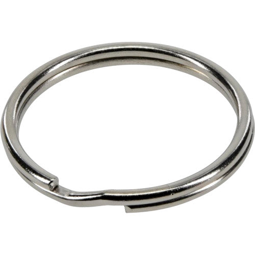 Hillman Metal Snap Hook with Key Ring, Silver Finish