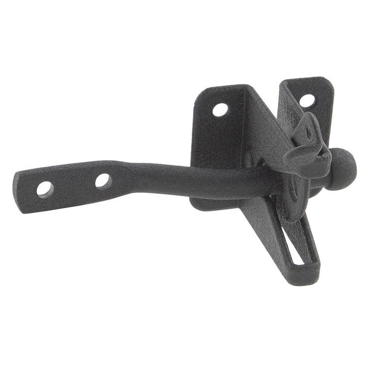 Everbilt Black Gate Latch with Rust Defender