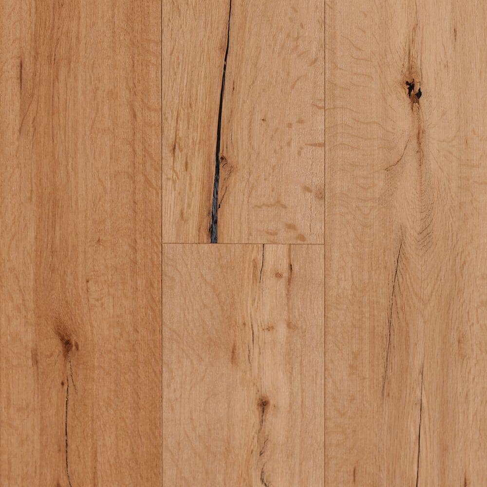 Bruce Time Honored Aged Natural Wh Oak 3/8 in. T x 6.5 in. W T+G Wire Brushed Engineered Hardwood Flooring (32.11 sq.ft./ctn)