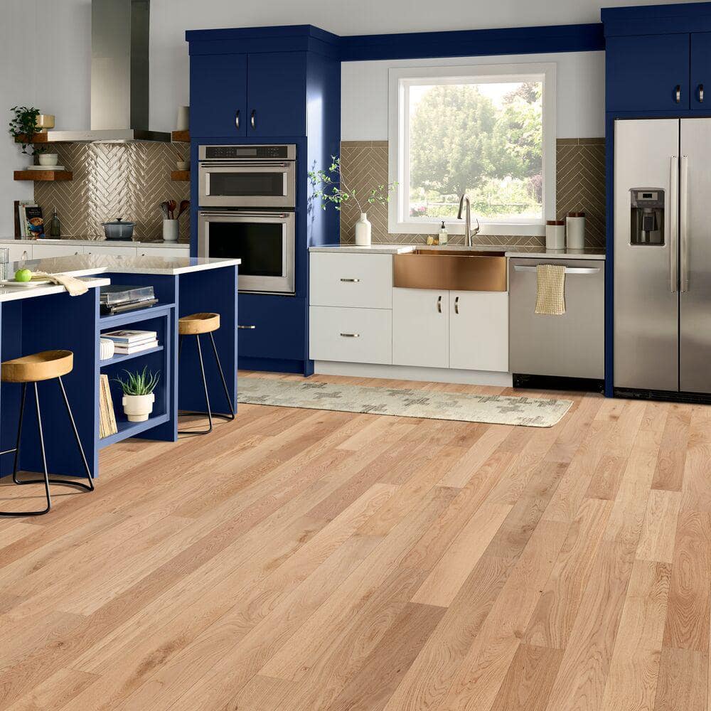 Bruce Time Honored Aged Natural White Oak 0.57 in. T x 5 in. W Tongue Groove Engineered Hardwood Flooring (31.39 Sq. Ft./case)