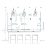 Progress Lighting Hedgerow Collection 4-Light Aged Oak Farmhouse Chandelier Light