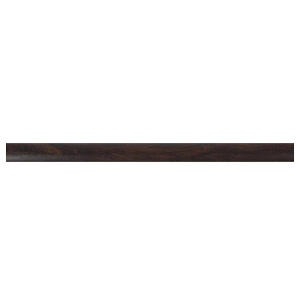 MSI Aged Walnut 19 mm T x 2.75 in. W x 94 in. L Luxury Vinyl Stair Nose Molding