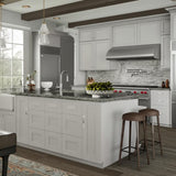 Hampton Bay Shaker Assembled Bathroom Vanity Drawer Base Cabinet in Satin White