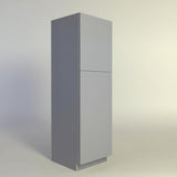 Hampton Bay Cambridge Gray Shaker Pantry Cabinet with Adjustable Shelves