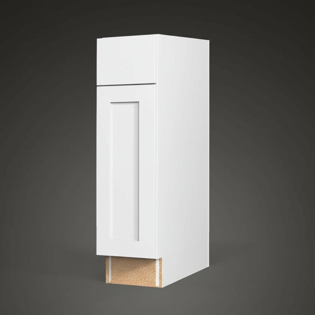 Hampton Bay Westfield Feather White Shaker Base Kitchen Cabinet