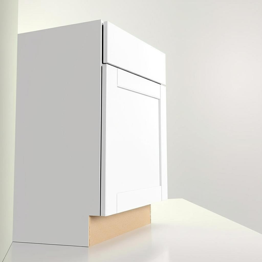 Hampton Bay Shaker Base Kitchen Cabinet in Satin White