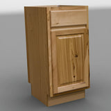 Hampton Bay Natural Hickory Base Kitchen Cabinet with Ball-Bearing Glides
