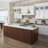 Hampton Bay Designer Series Soleste Base Kitchen Cabinet in Spice