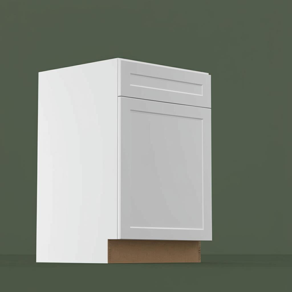 Hampton Bay Designer Series Melvern Assembled Base Kitchen Cabinet in White
