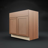 Hampton Bay Sinclair 36 in. Saddle Oak Base Cabinet