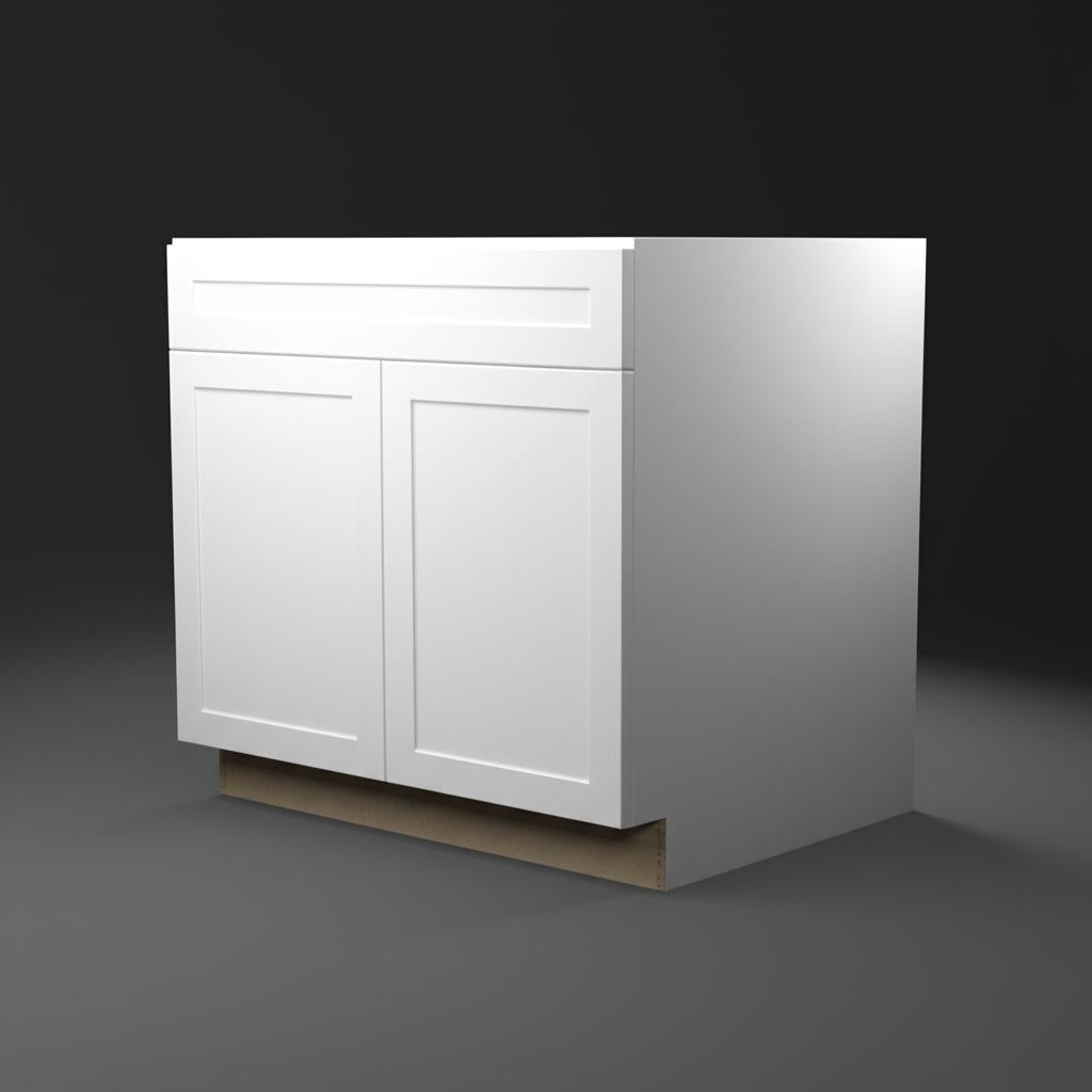 Hampton Bay Designer Series Melvern Assembled Base Kitchen Cabinet in White